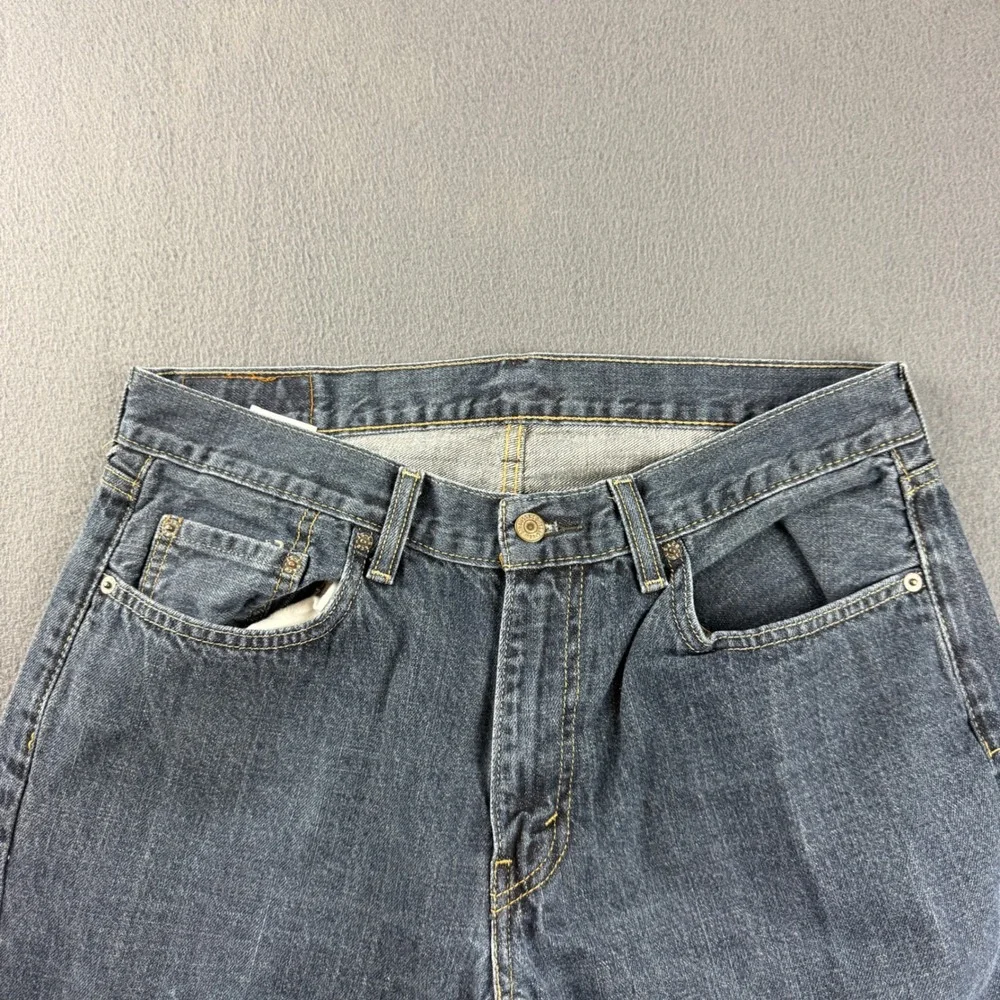 Levi 559 Jeans Men's 34x34 (Fits 34x32) Blue Relaxed Straight Leg Denim Pants